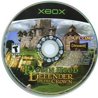 Robin Hood - Defender of the Crown (USA) Game Disc